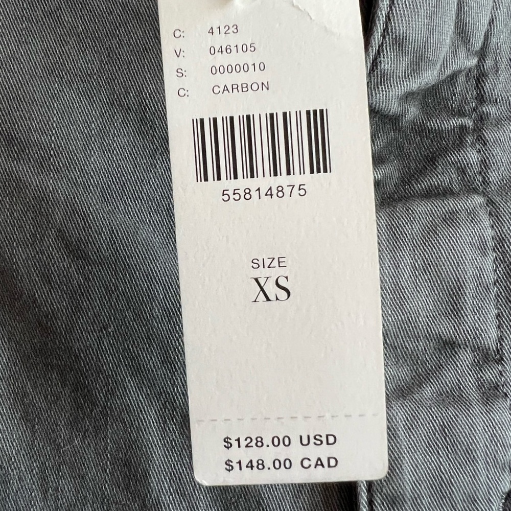 NWT Anthropologie High-Waisted Gray Ankle Pants - Picture 7 of 7
